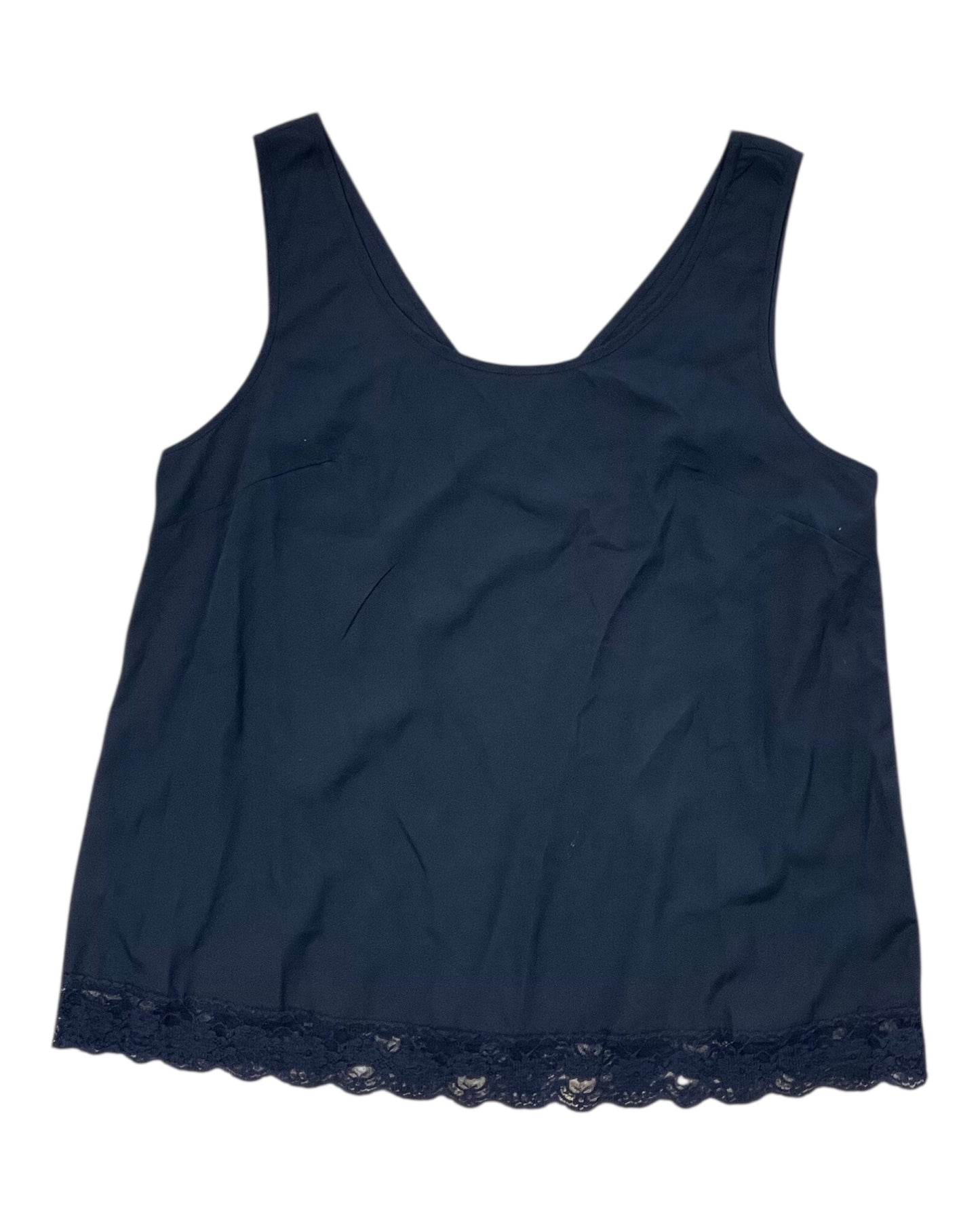 Top Sleeveless By Clothes Mentor In Black, Size:1X