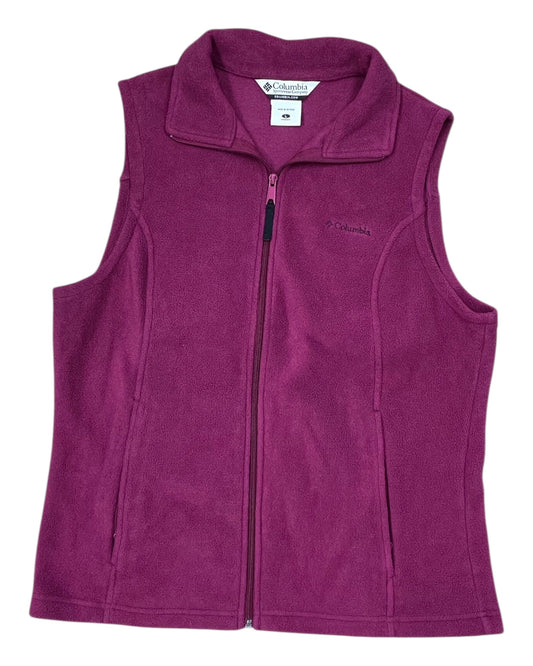 Vest Fleece By Columbia In Purple, Size:L