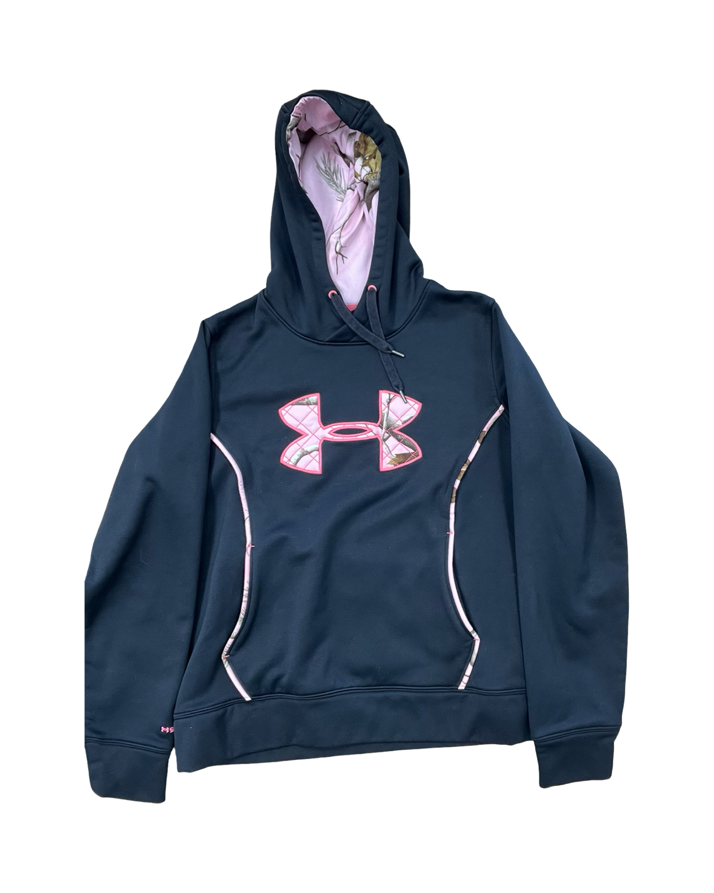Athletic Sweatshirt Hoodie By Under Armour In Black, Size:M