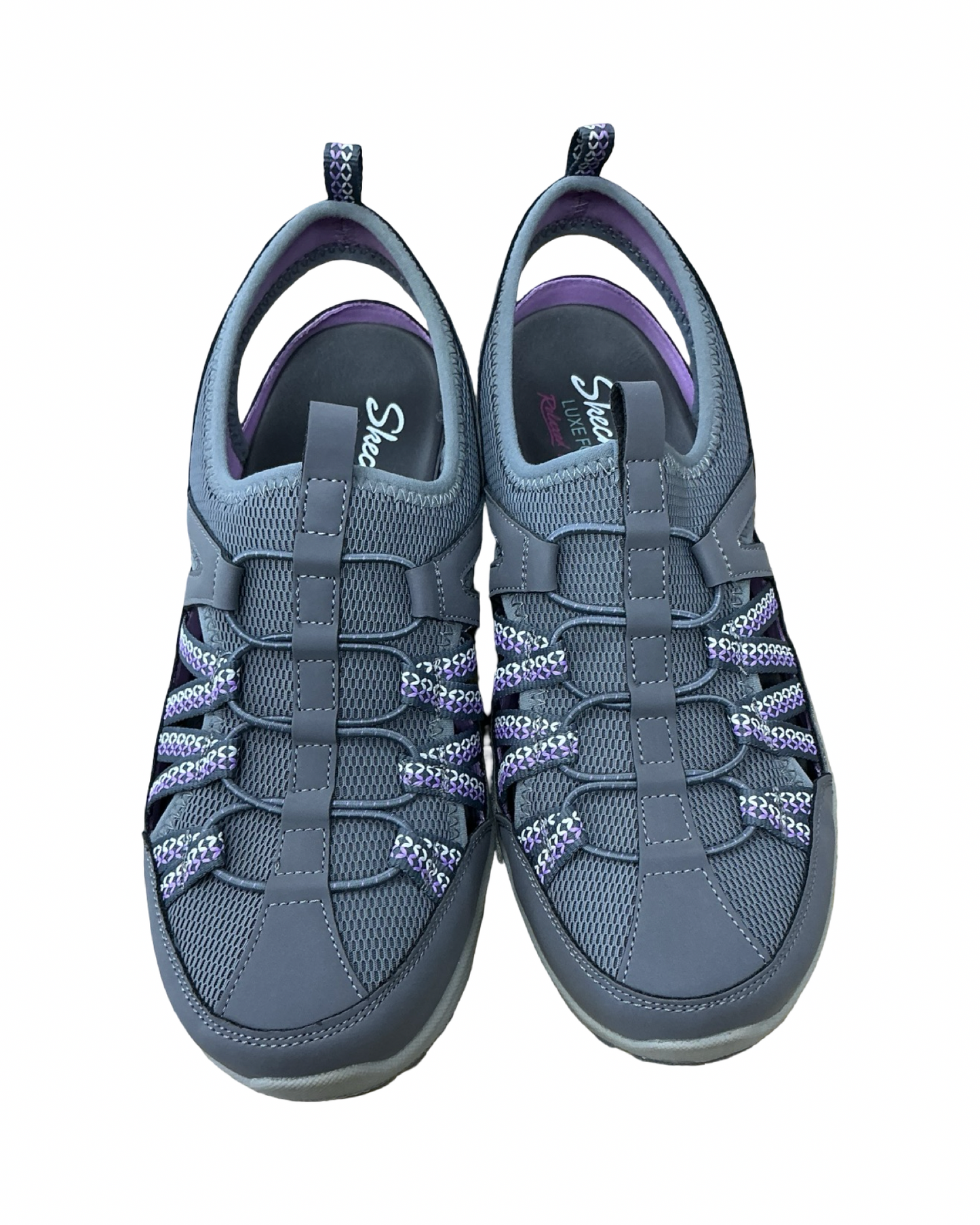Sandals Sport By Skechers In Grey, Size:8.5