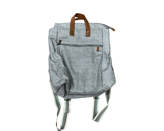 Backpack By Thirty One In Grey & White, Size:Medium