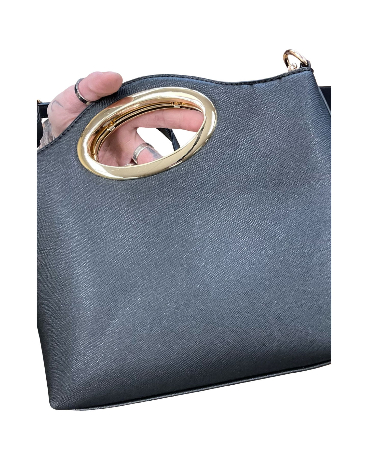 Handbag By Clothes Mentor In Black, Size:Medium