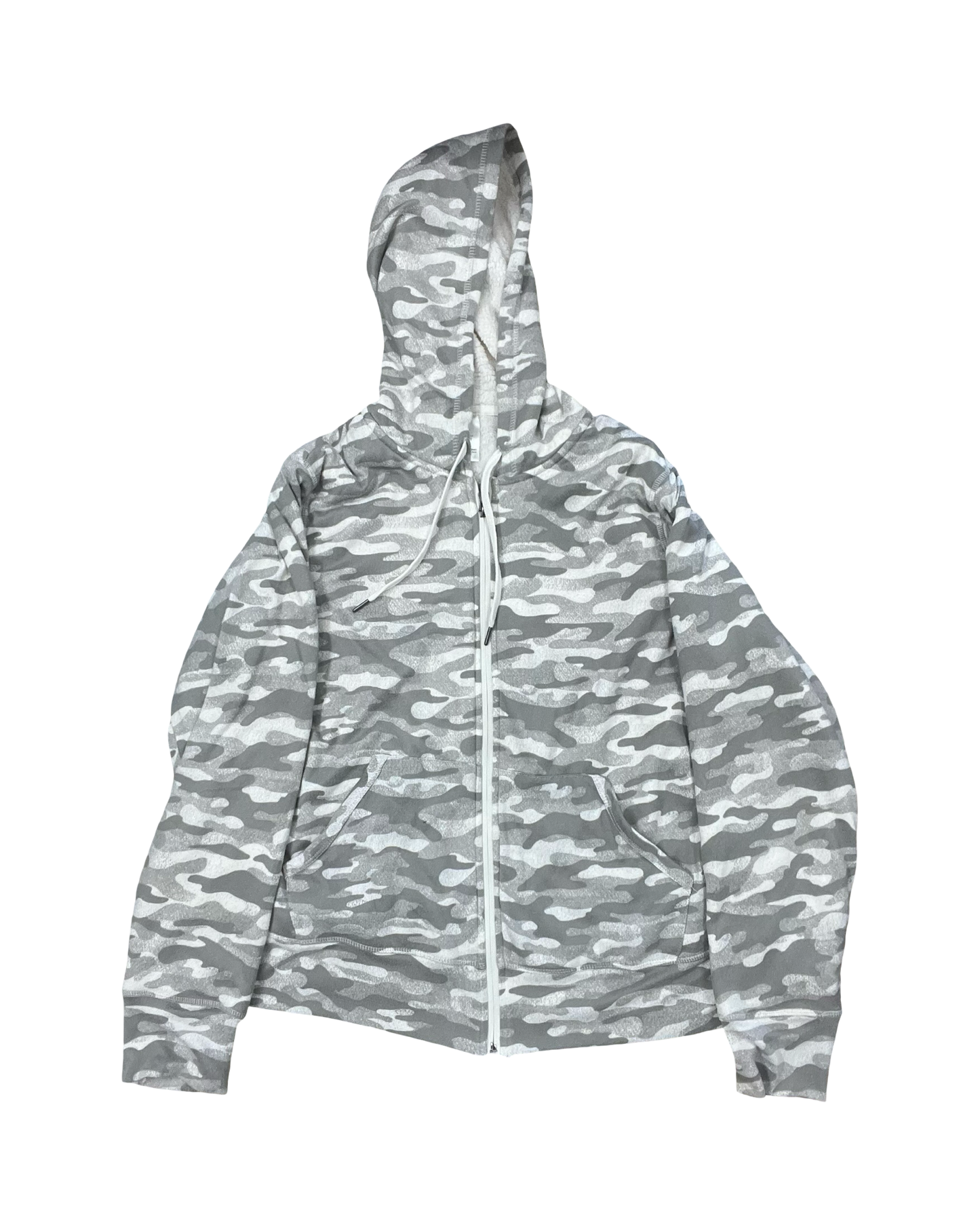Sweatshirt Hoodie By Members Mark In Grey & White, Size:Xl