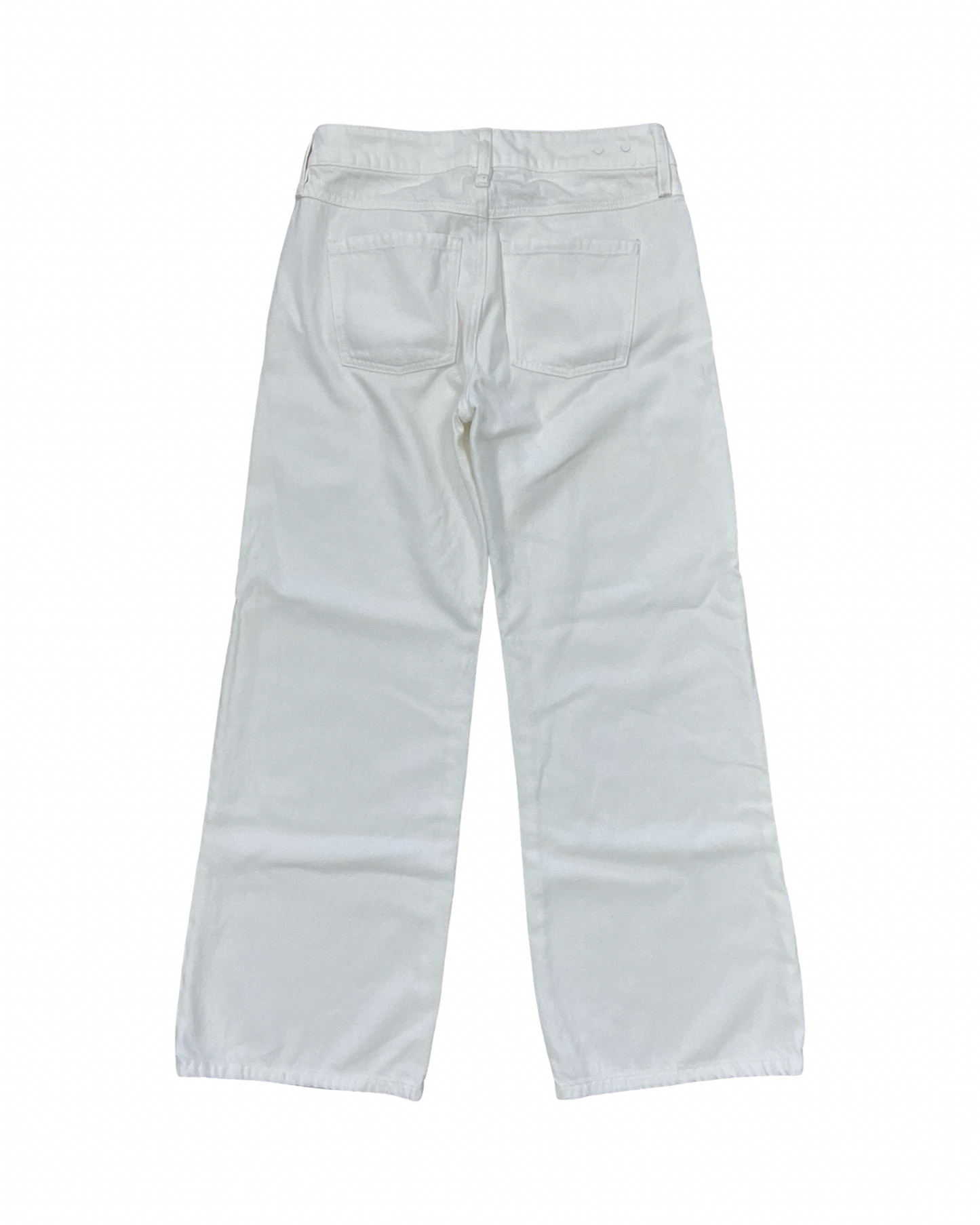Jeans Wide Leg By Cabi In Cream Denim, Size:0