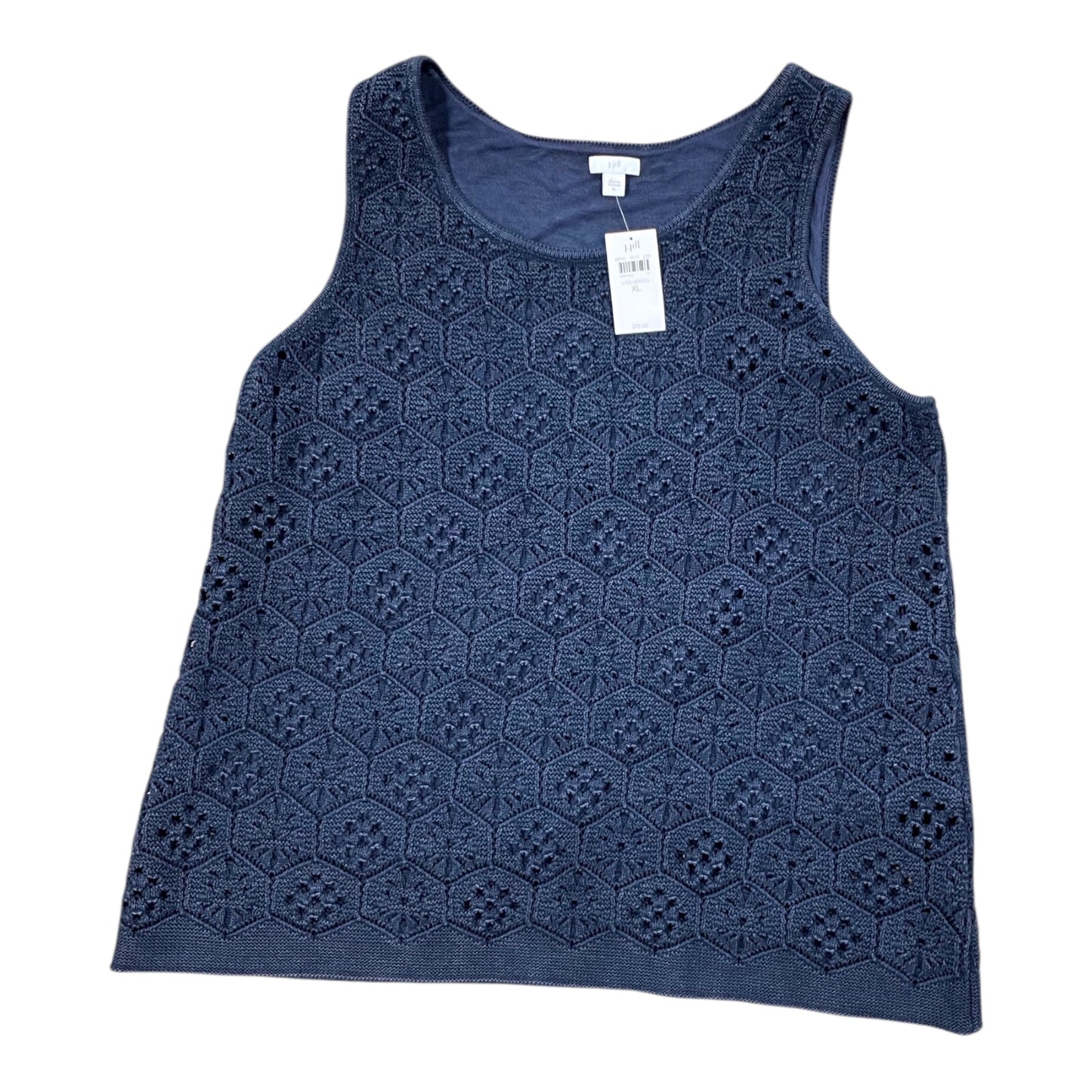 Tunic Sleeveless By J. Jill In Blue, Size:Xl