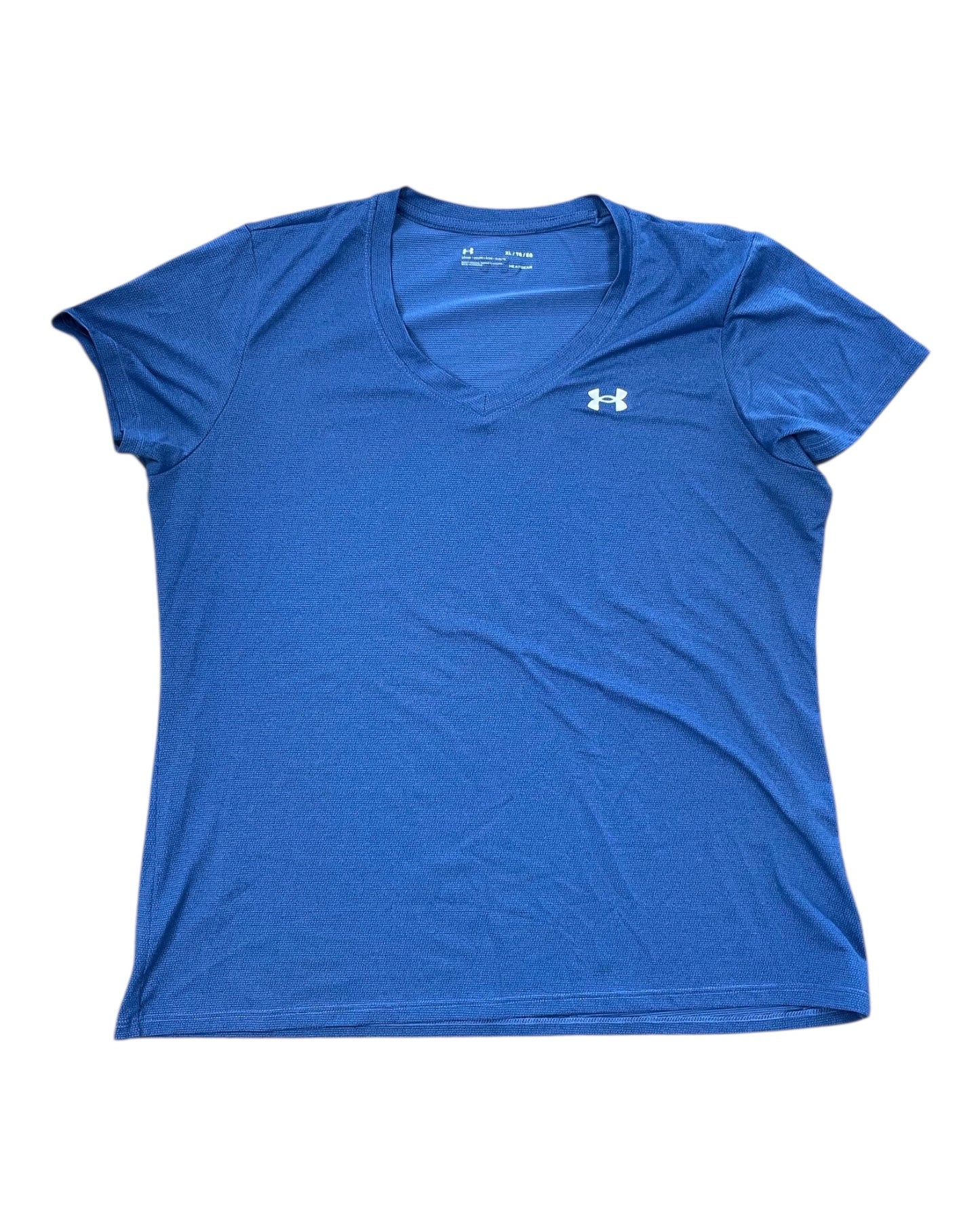 Athletic Top Ss By Under Armour In Blue, Size:Xl