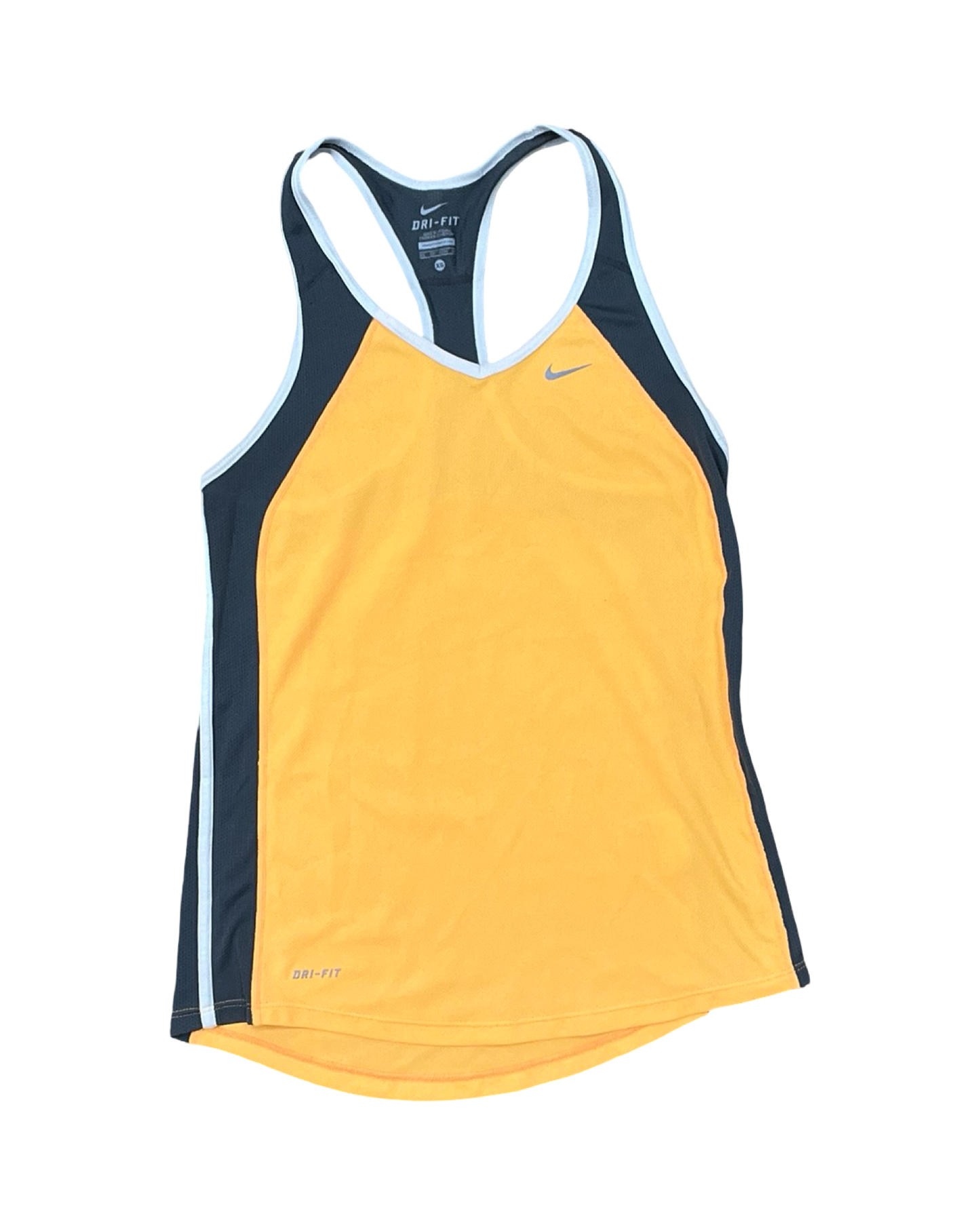 Athletic Tank Top By Nike In Yellow, Size:Xs