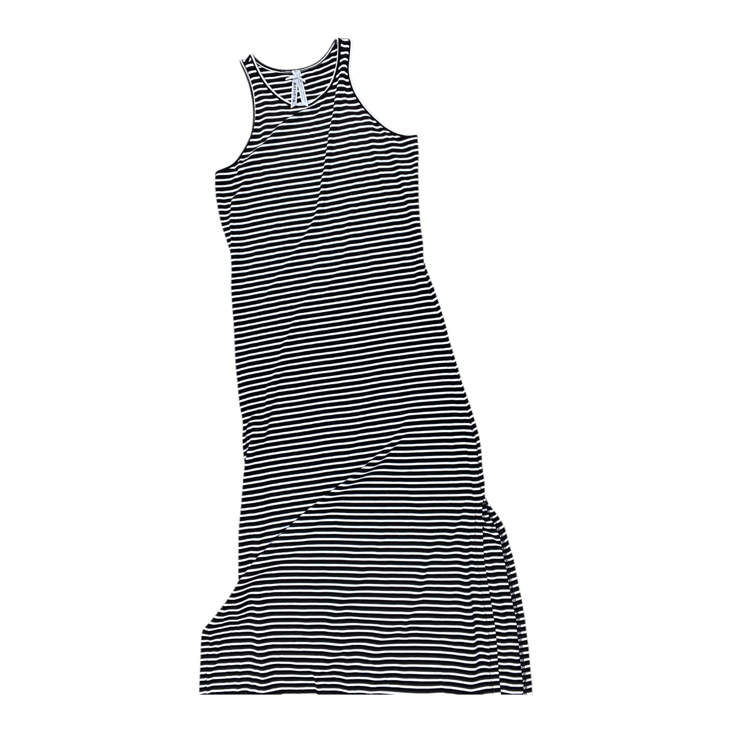 Dress Casual Maxi By Poof In Black & White, Size:S