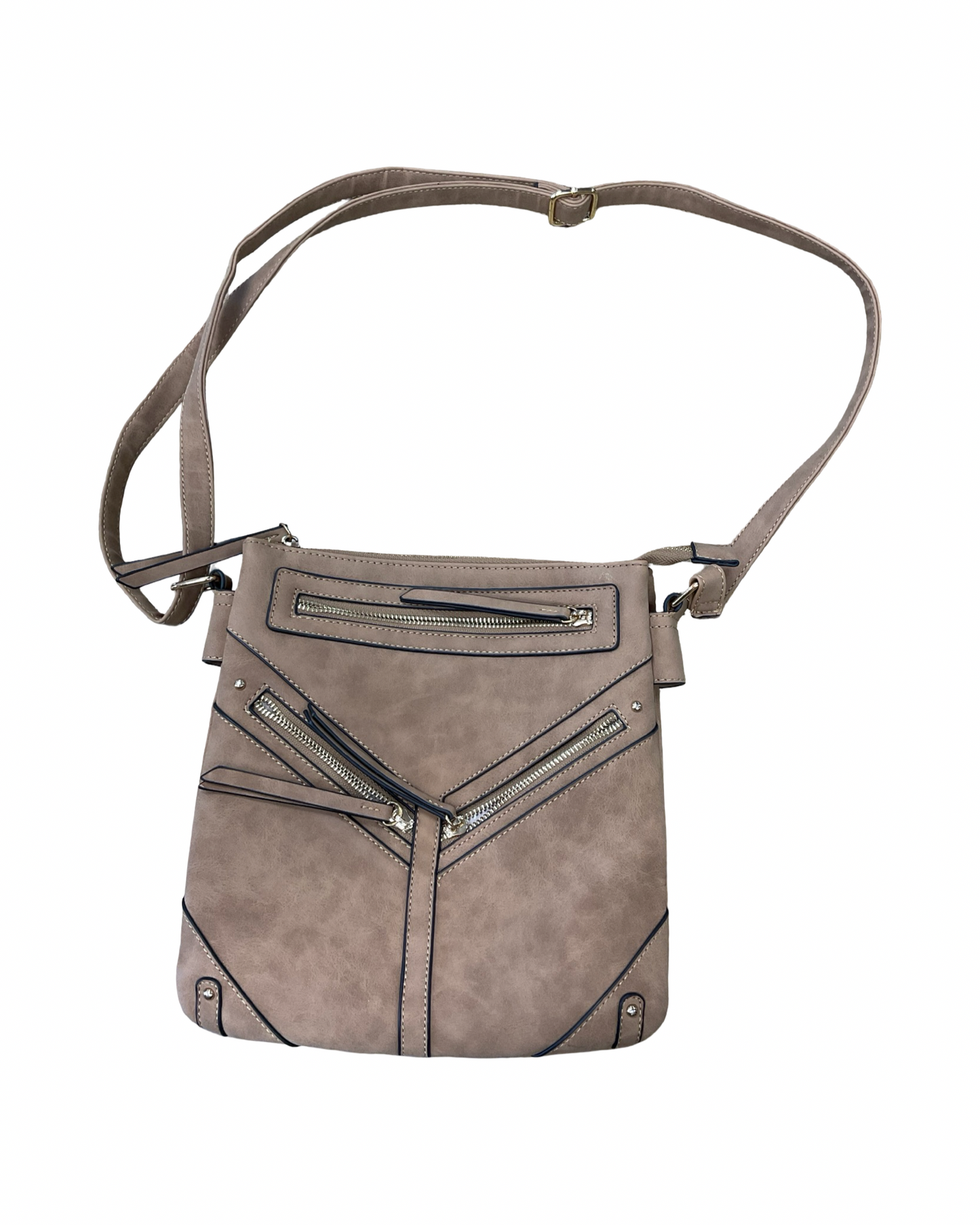 Crossbody By Clothes Mentor In Tan, Size:Medium
