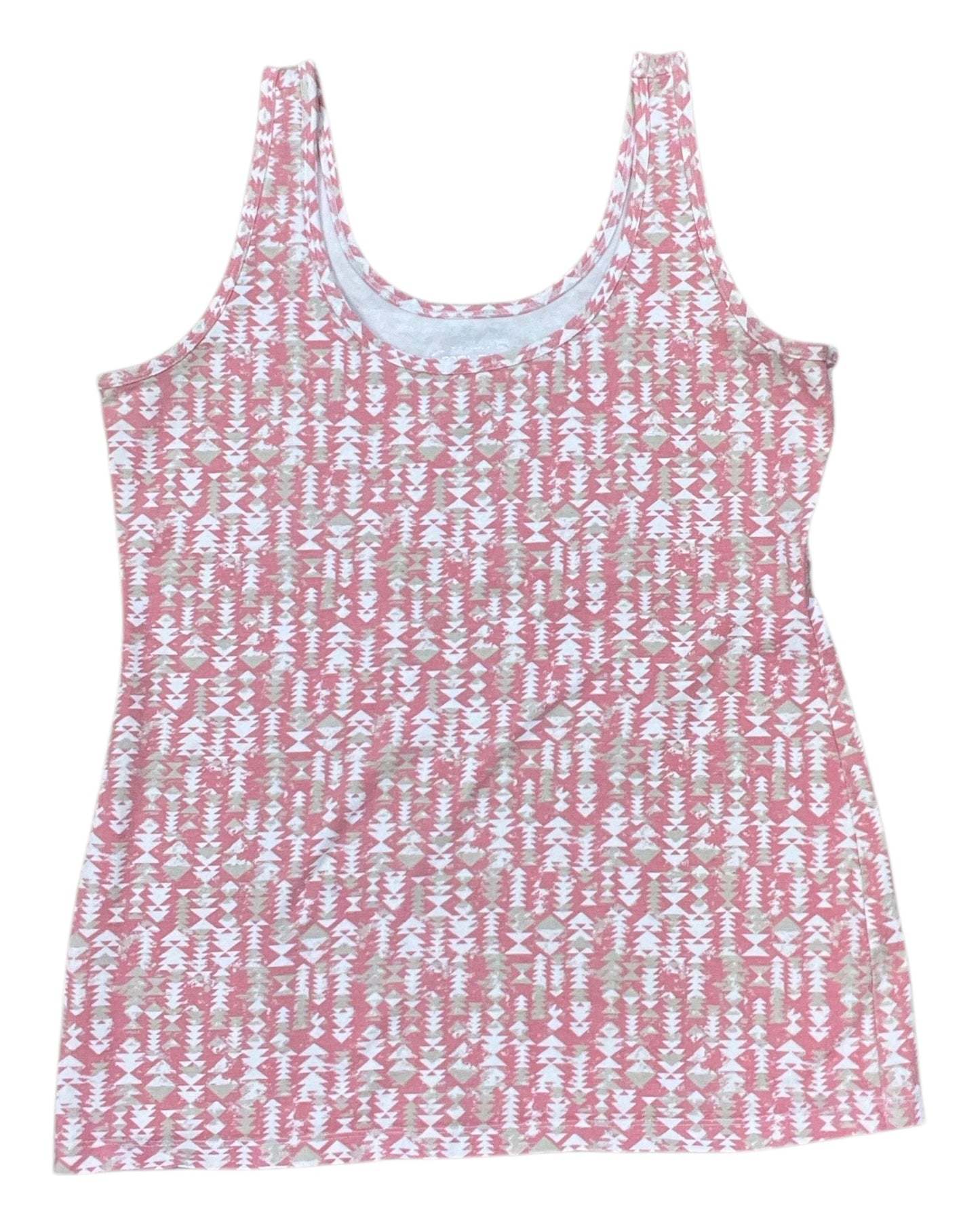 Tank Top By Maurices In Pink & Tan, Size:L