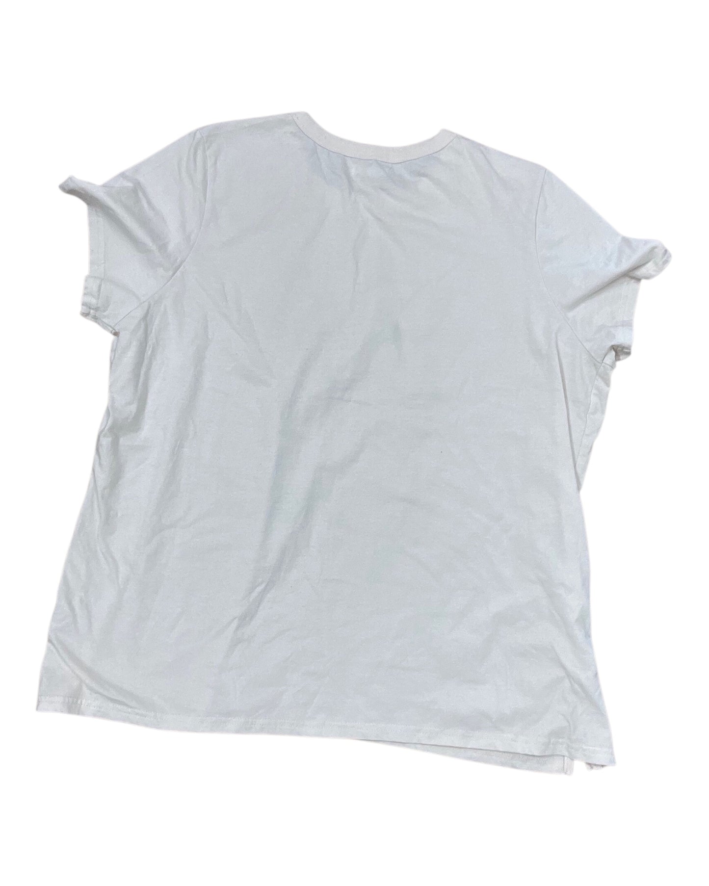 Top Ss By Maurices In Cream, Size:1X