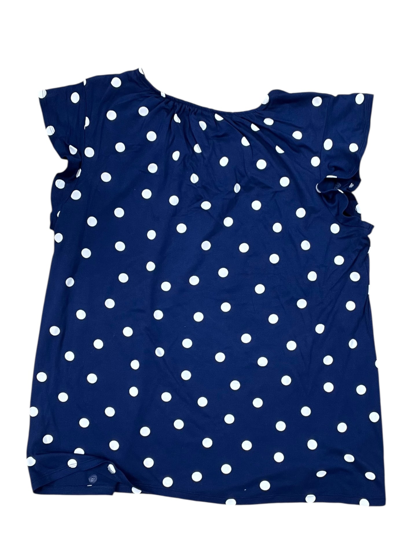 Top Sleeveless By Croft And Barrow In Blue, Size:Xxl