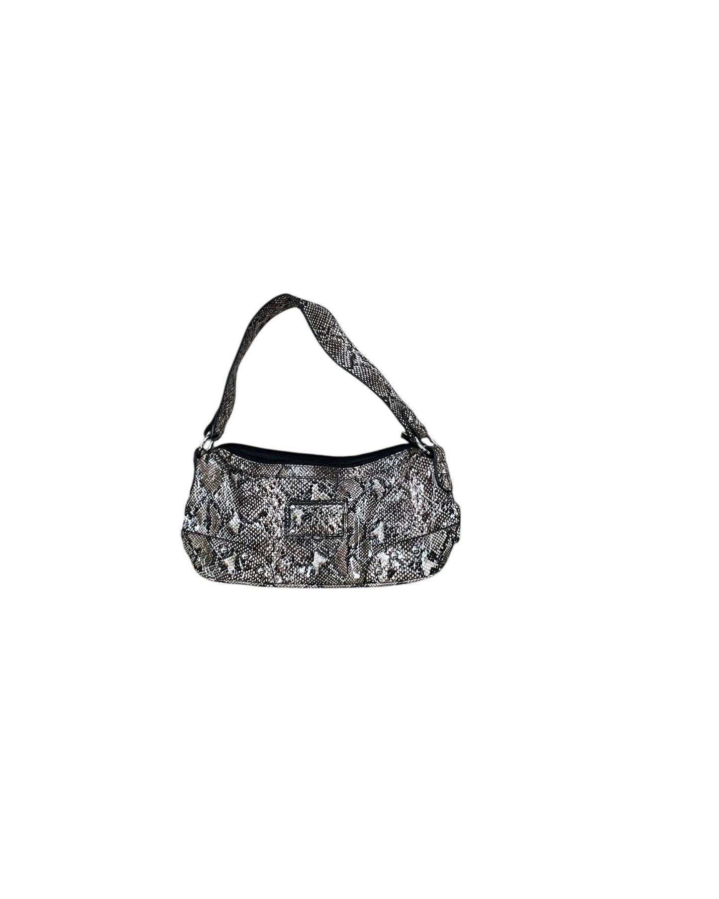 Handbag By Clothes Mentor In Snakeskin Print, Size:Small