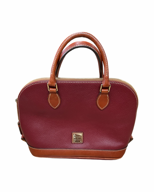 Handbag Designer By Dooney And Bourke In Red, Size:Medium