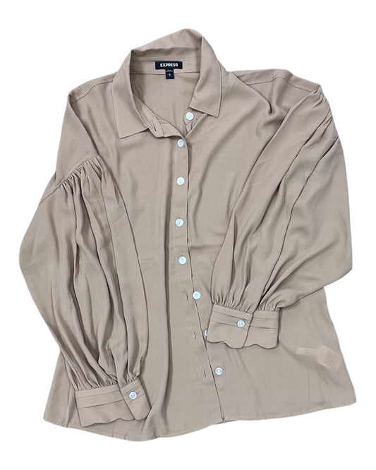 Top Ls By Exposure In Tan, Size:L