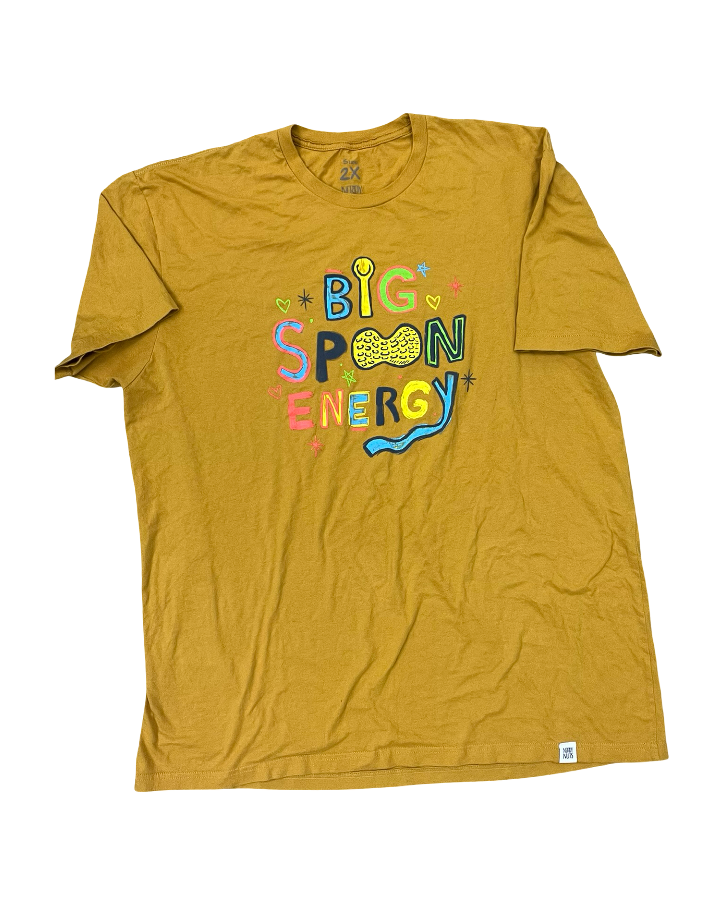 Top Ss Basic By Clothes Mentor In Yellow, Size:2X
