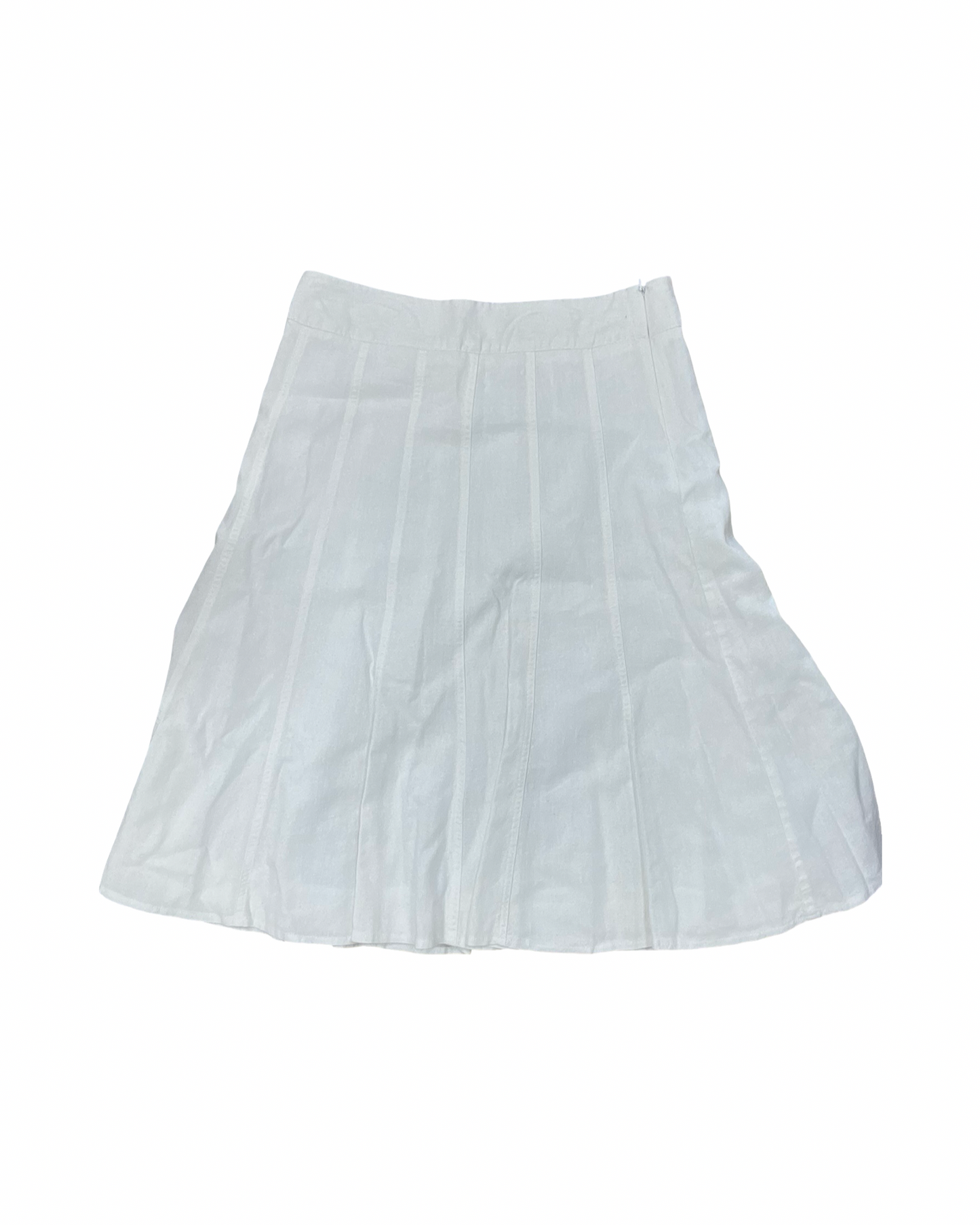 Skirt Maxi By Dressbarn In White, Size:10