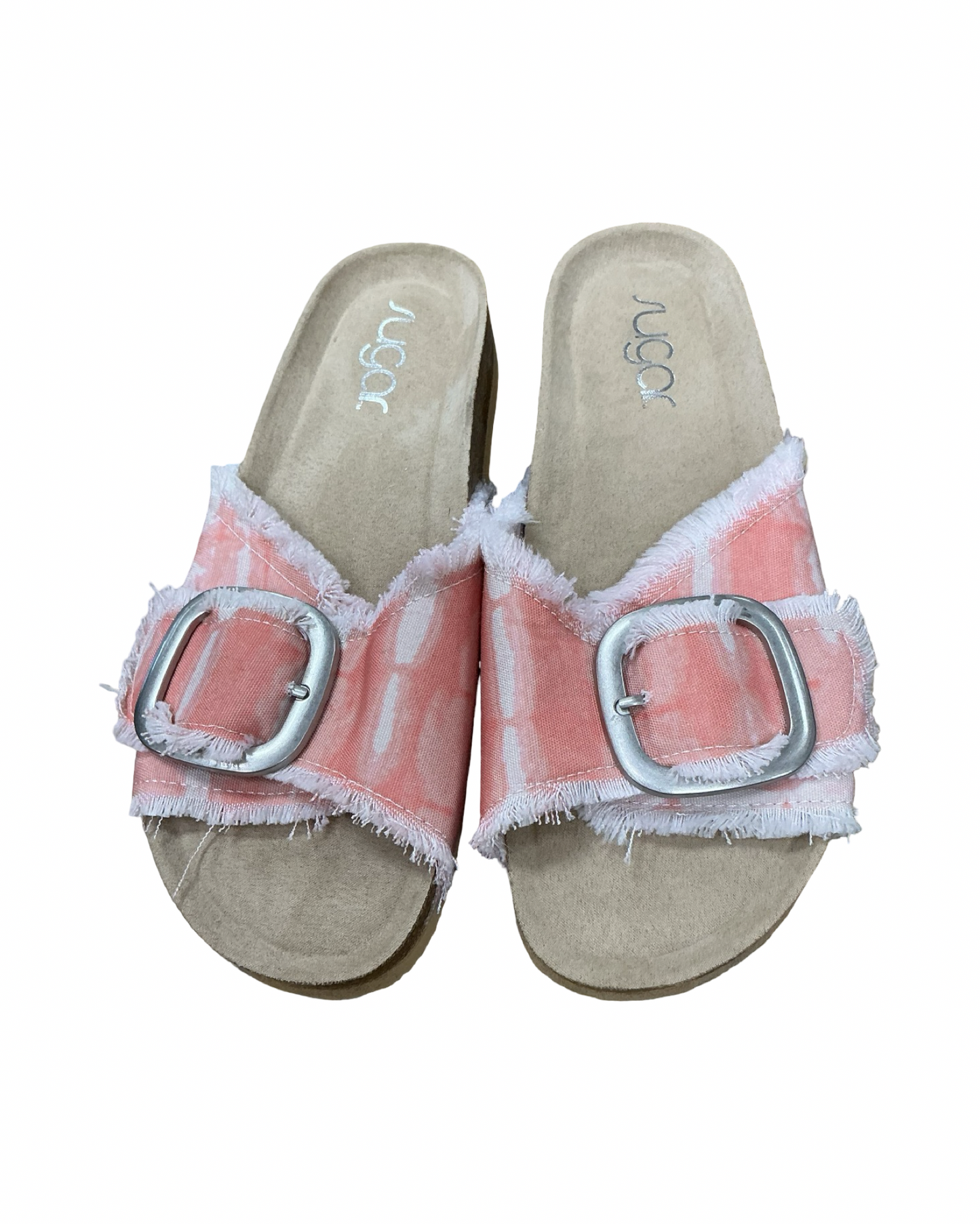 Sandals Flats By Sugar In Pink, Size:7