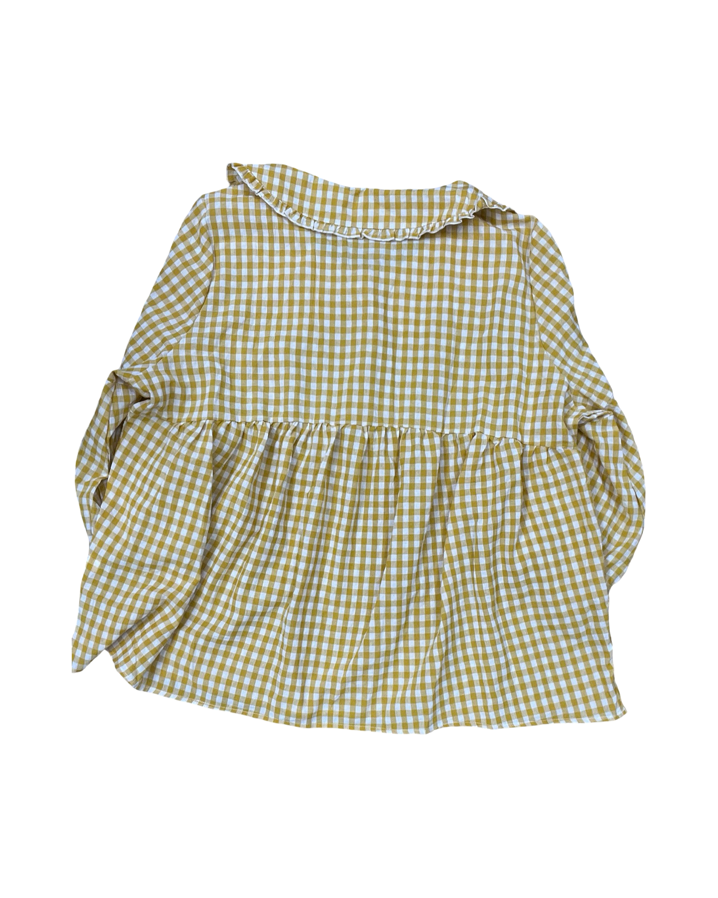 Top Ls By Clothes Mentor In White & Yellow, Size:3X