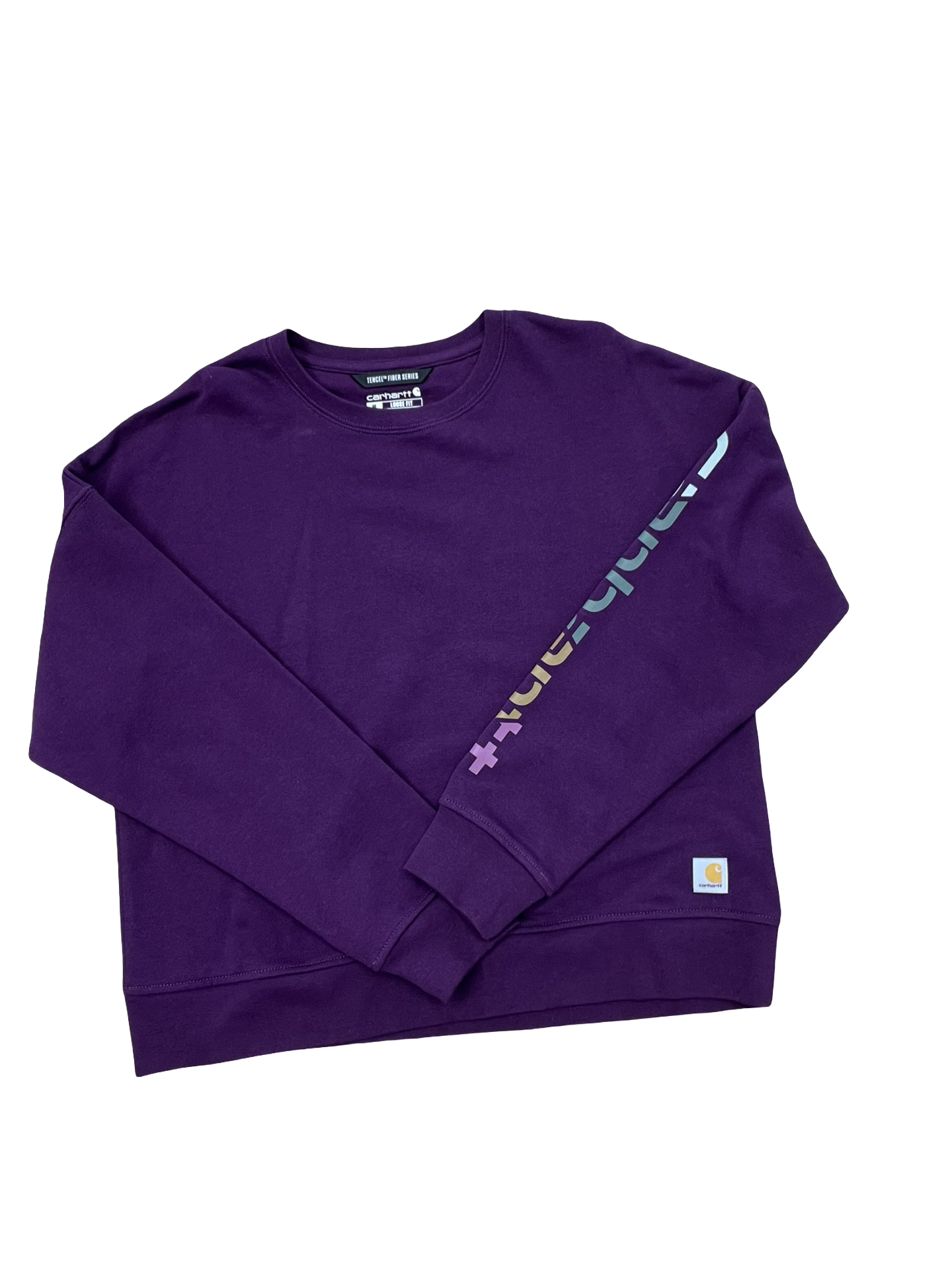 Sweatshirt Crewneck By Carhartt In Purple, Size:M