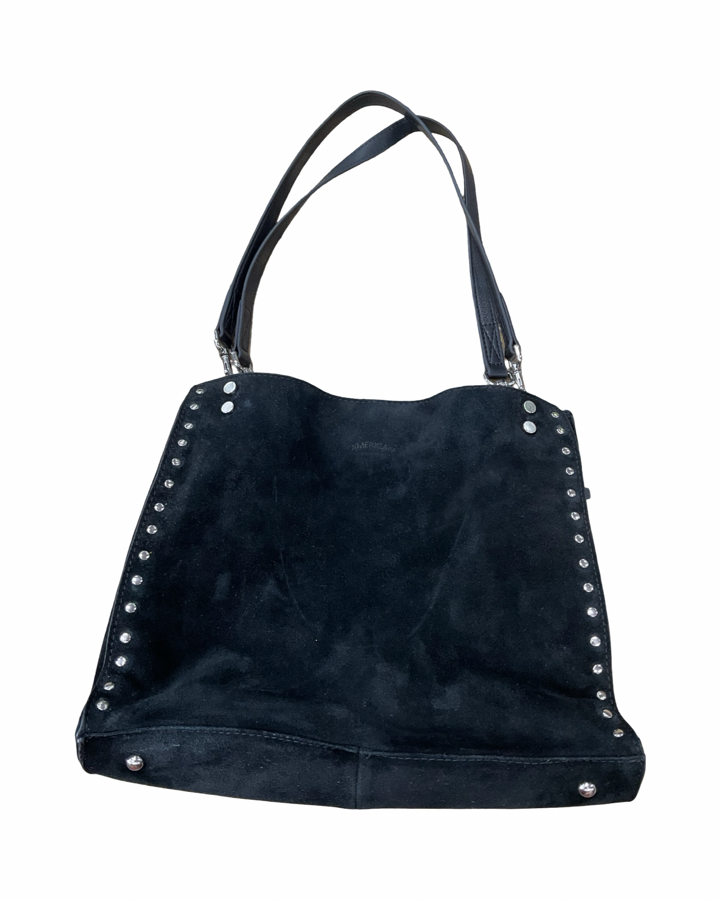 Handbag By American Leather Co In Black, Size:Medium