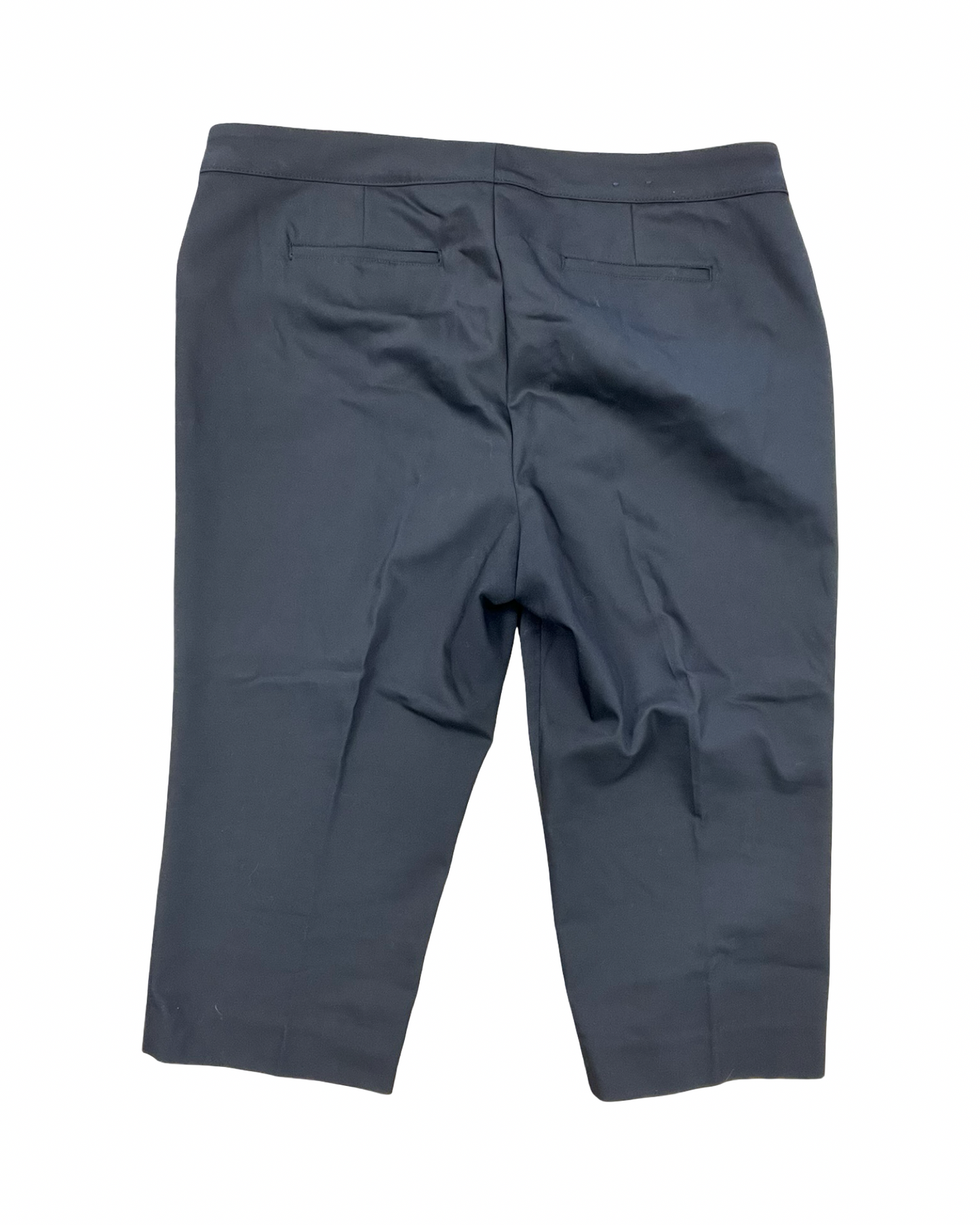 Pants Cropped By Chaps In Black, Size:18