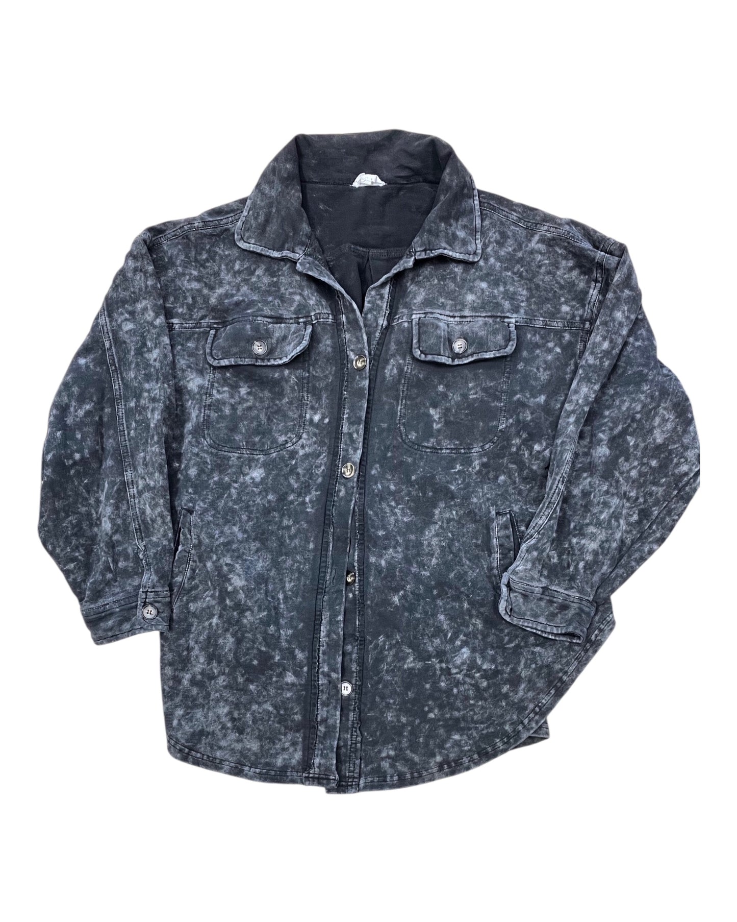 Jacket Shirt By Bibi In Black, Size:M