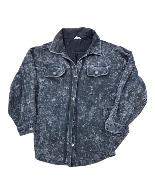 Jacket Shirt By Bibi In Black, Size:M