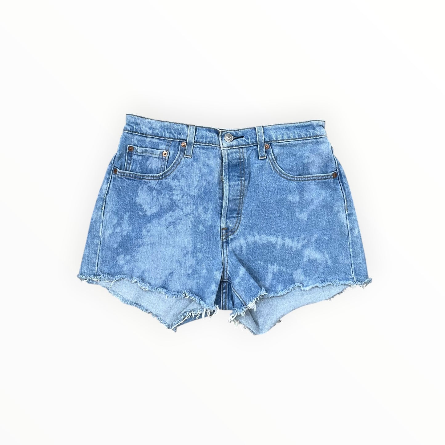 Shorts By Levis In Blue Denim, Size:6