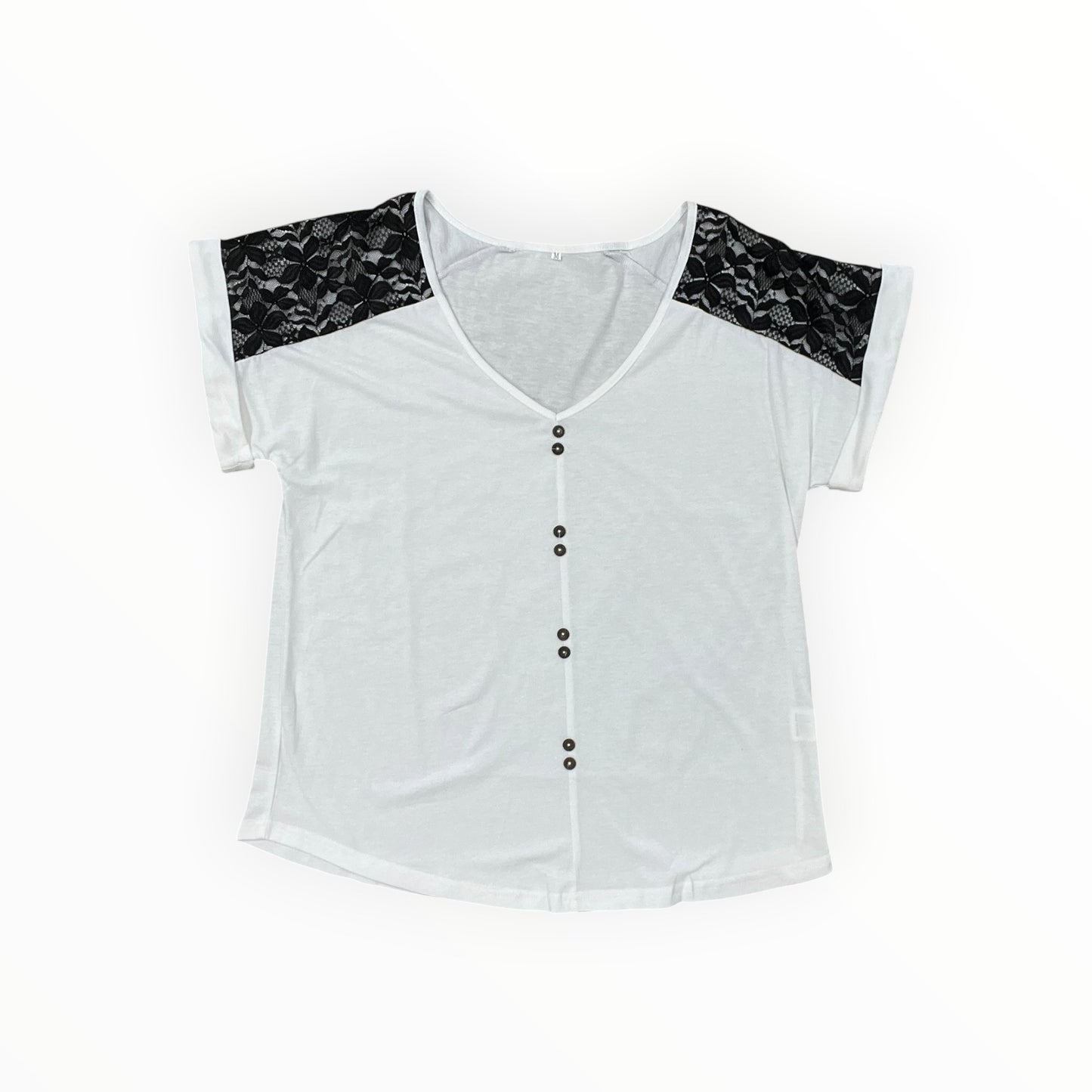 Top Ss By Clothes Mentor In White, Size:M