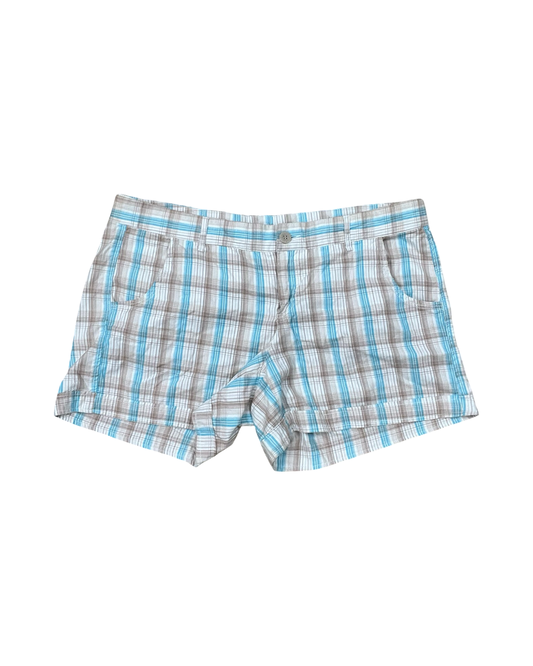 Shorts By Maurices In Blue & Cream, Size:20