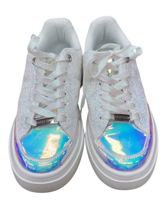 Shoes Sneakers By Clothes Mentor In White, Size:11