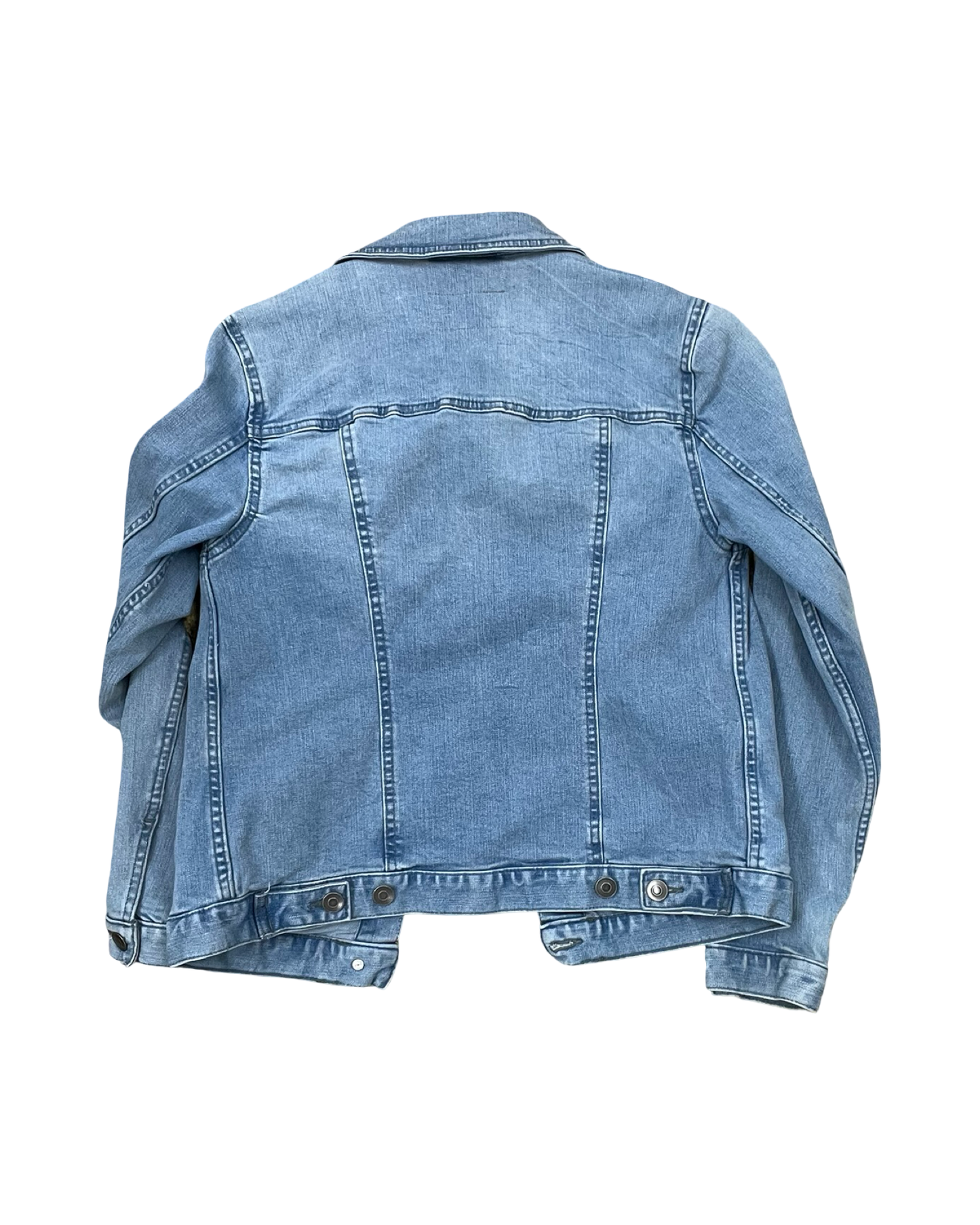 Jacket Denim By Time And Tru In Blue Denim, Size:S