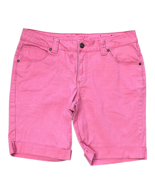 Shorts By Faded Glory In Pink Denim, Size:12