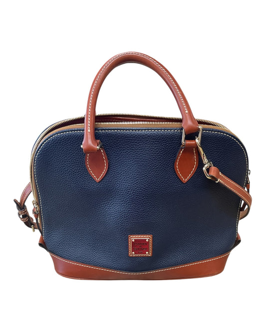 Handbag Designer By Dooney And Bourke In Navy, Size:Medium