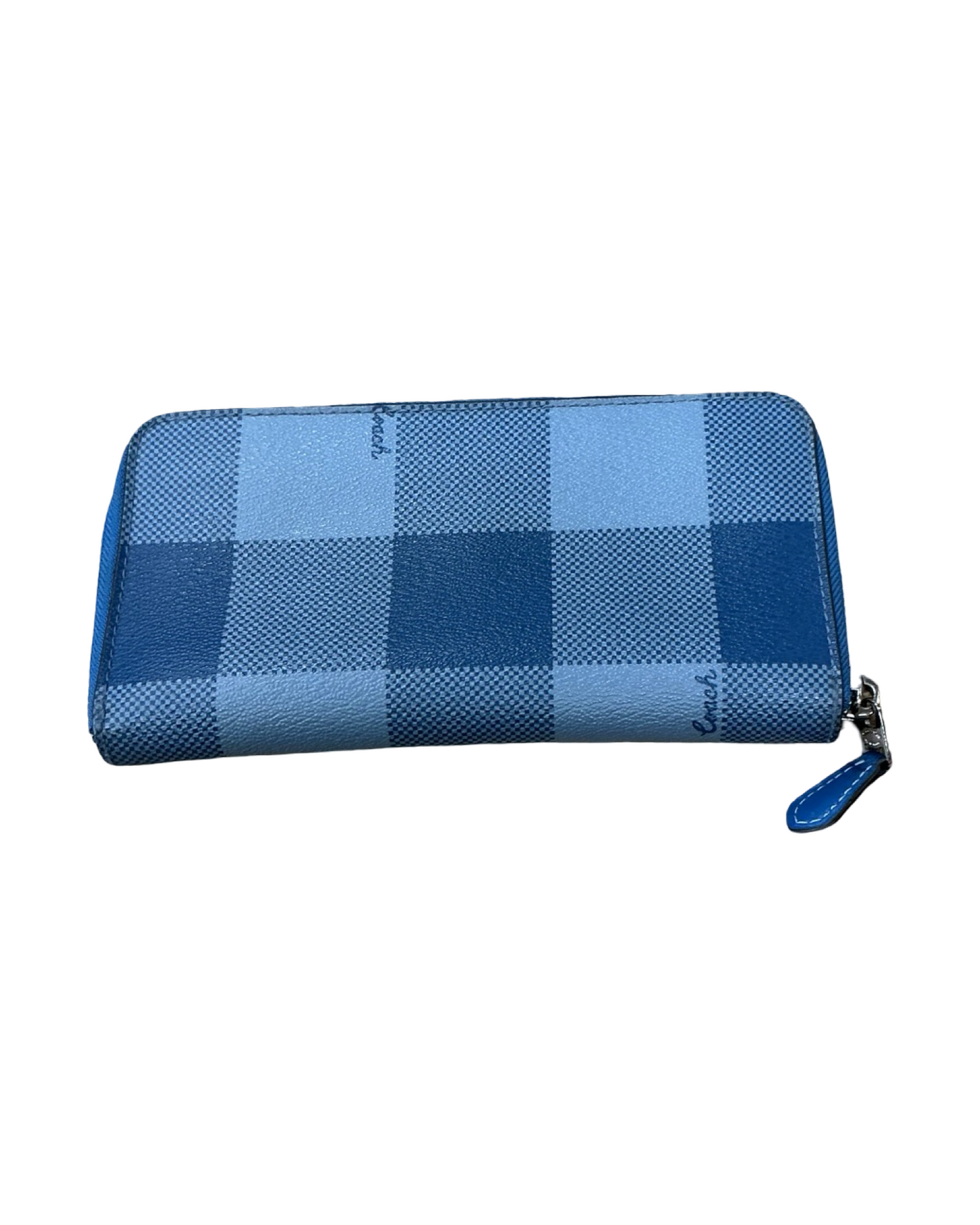 Wristlet Designer By Coach In Blue, Size:Medium