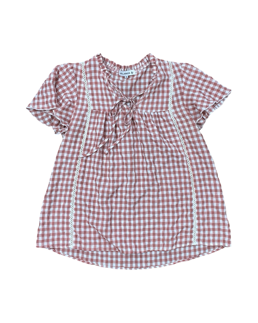 Top Ss By Clothes Mentor In Red & White, Size:S