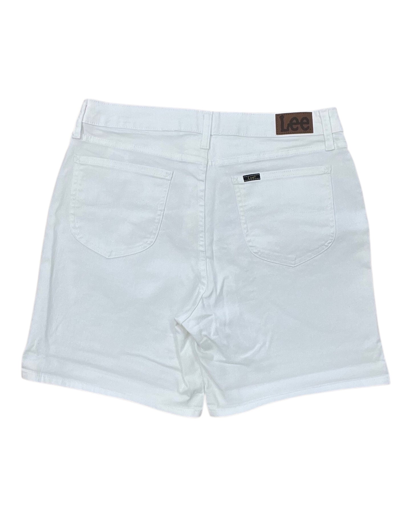 Shorts By Lee In White Denim, Size:14