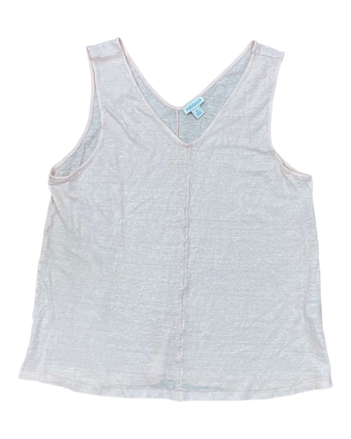 Top Sleeveless By Sundance In Peach, Size:Xl
