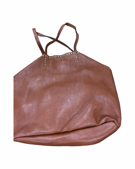 Handbag By Clothes Mentor In Brown, Size:Large