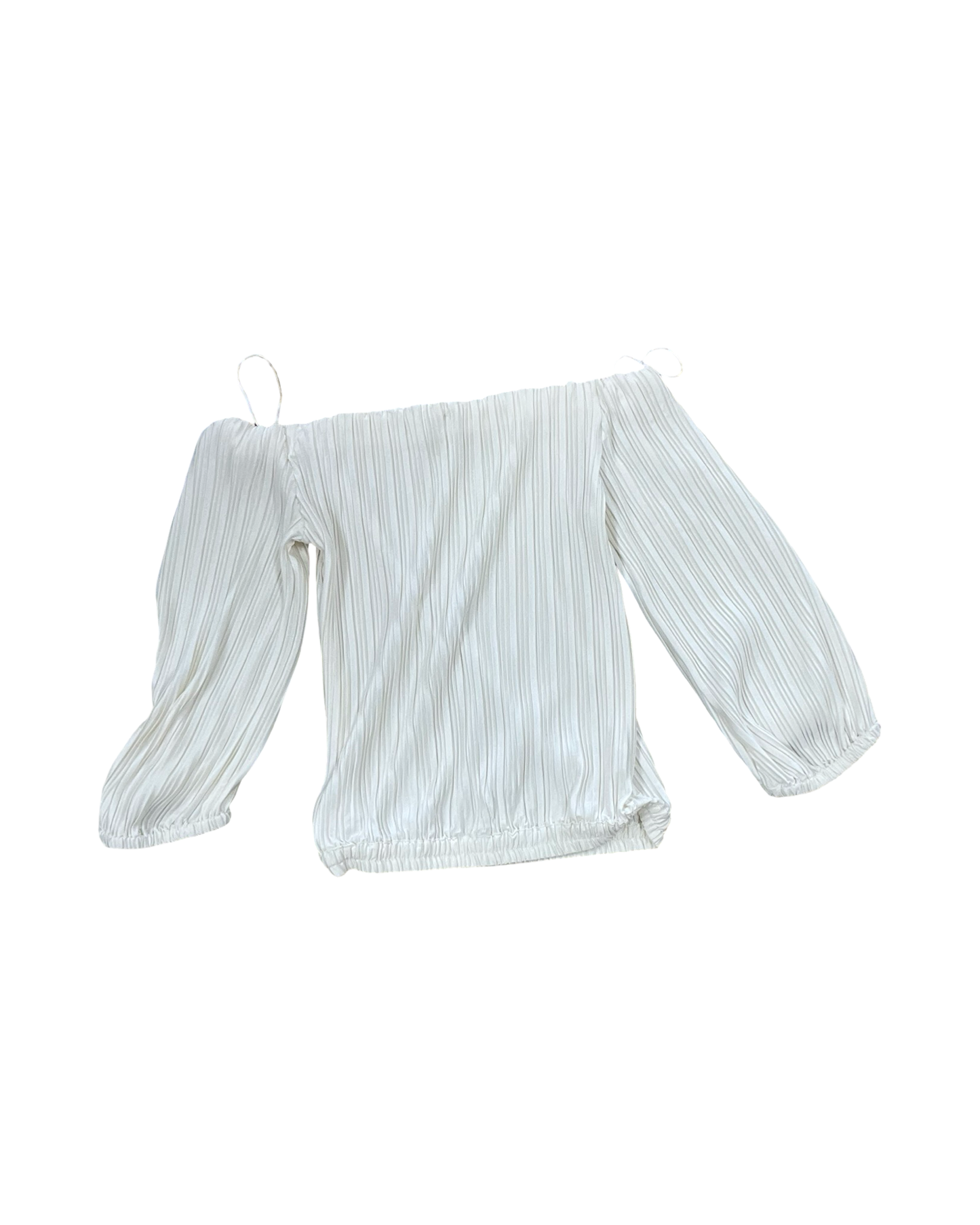 Top 3/4 Sleeve By Loft In Cream, Size:Sp
