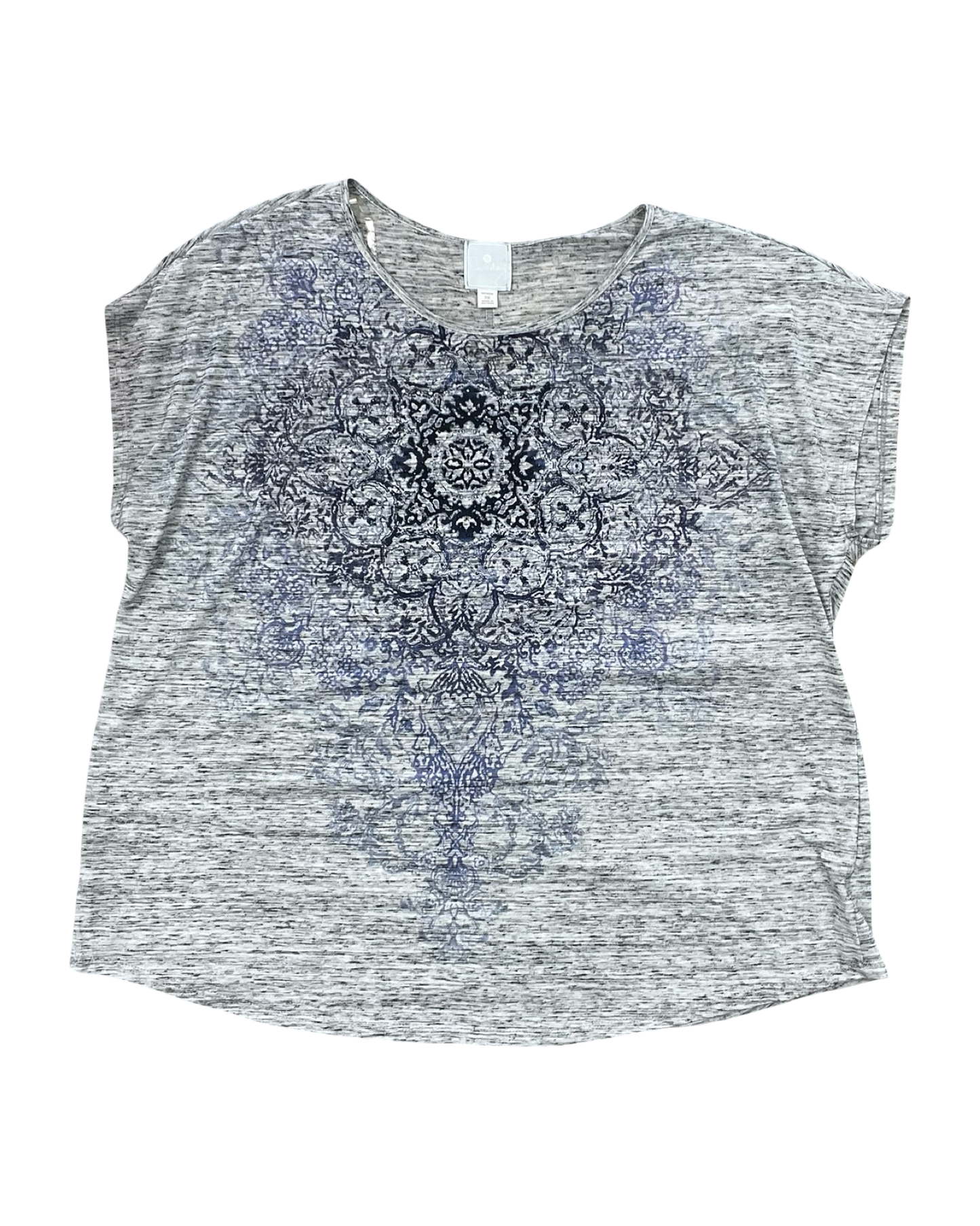 Top Ss By Sunday In Grey, Size:2X