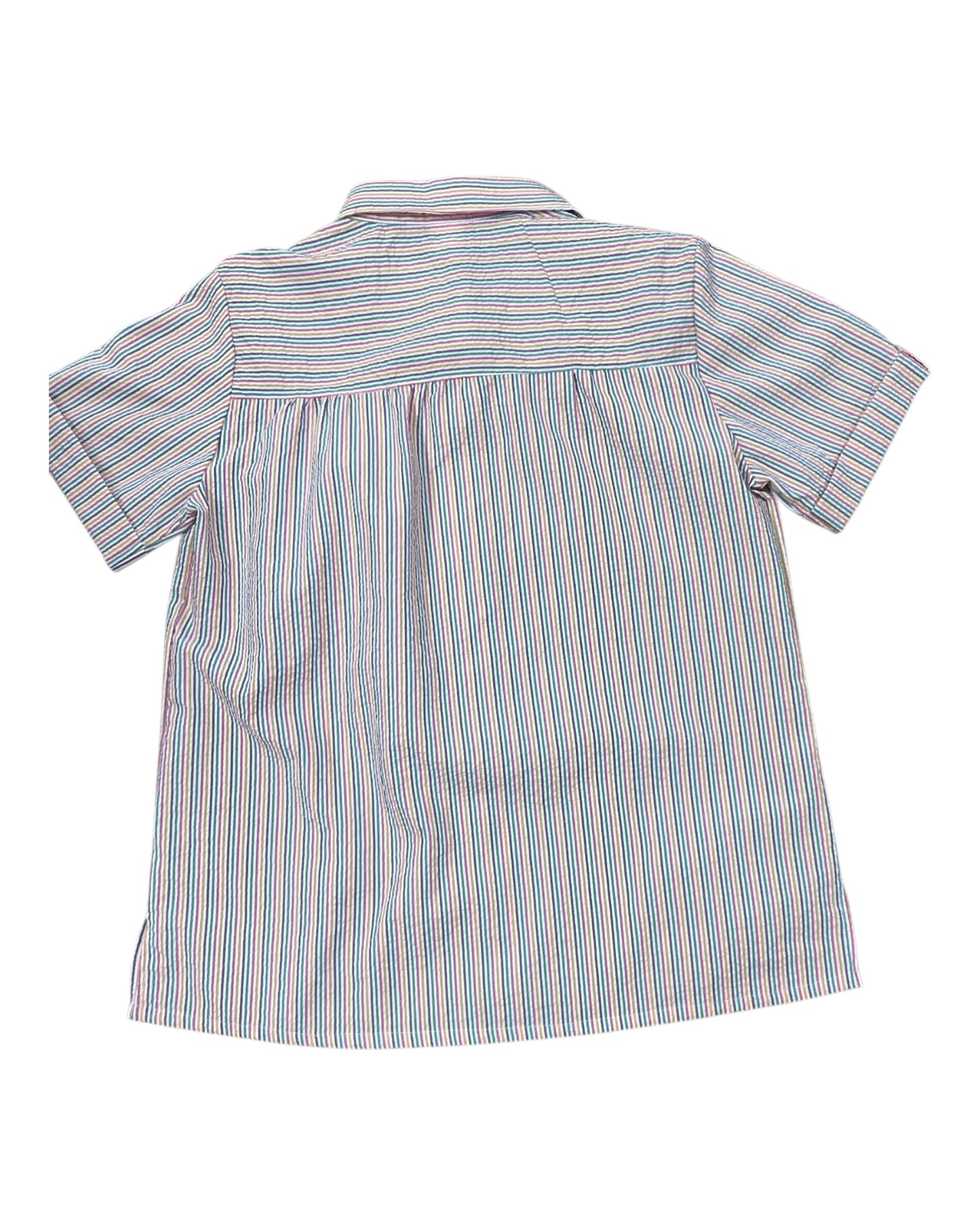Blouse Ss By Clothes Mentor In Striped Pattern, Size:L