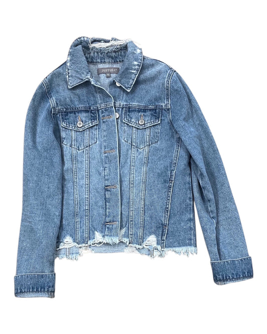 Jacket Denim By Just Usa In Blue, Size:S