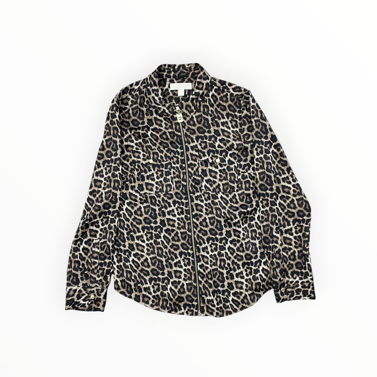 Top Ls By Michael By Michael Kors In Animal Print, Size:L