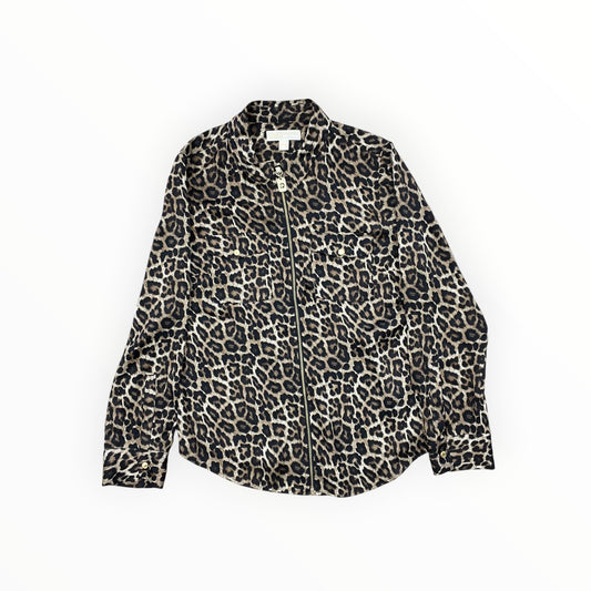 Top Ls By Michael By Michael Kors In Animal Print, Size:L