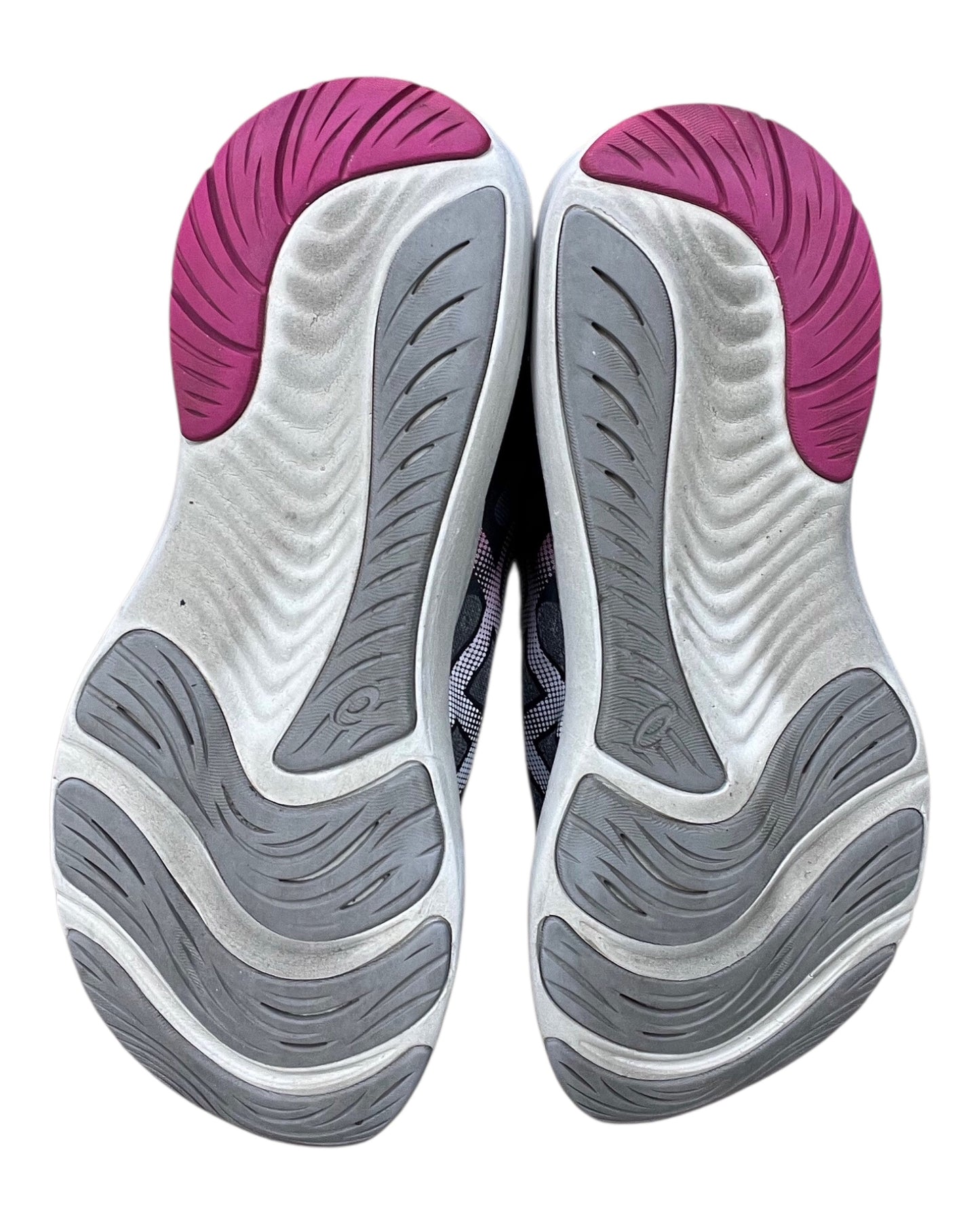 Shoes Athletic By Asics In Grey & Pink, Size:10.5