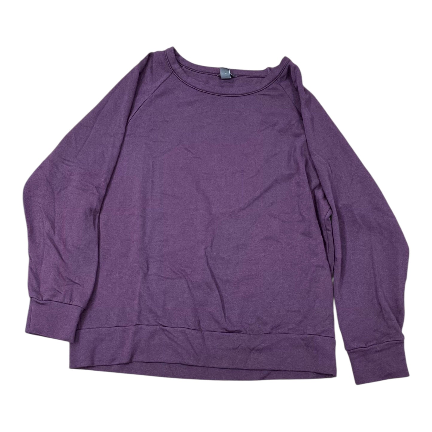 Sweatshirt Crewneck By Eddie Bauer In Purple, Size:Xl