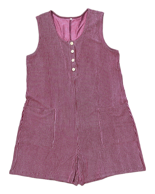 Romper By Clothes Mentor In Red, Size:L
