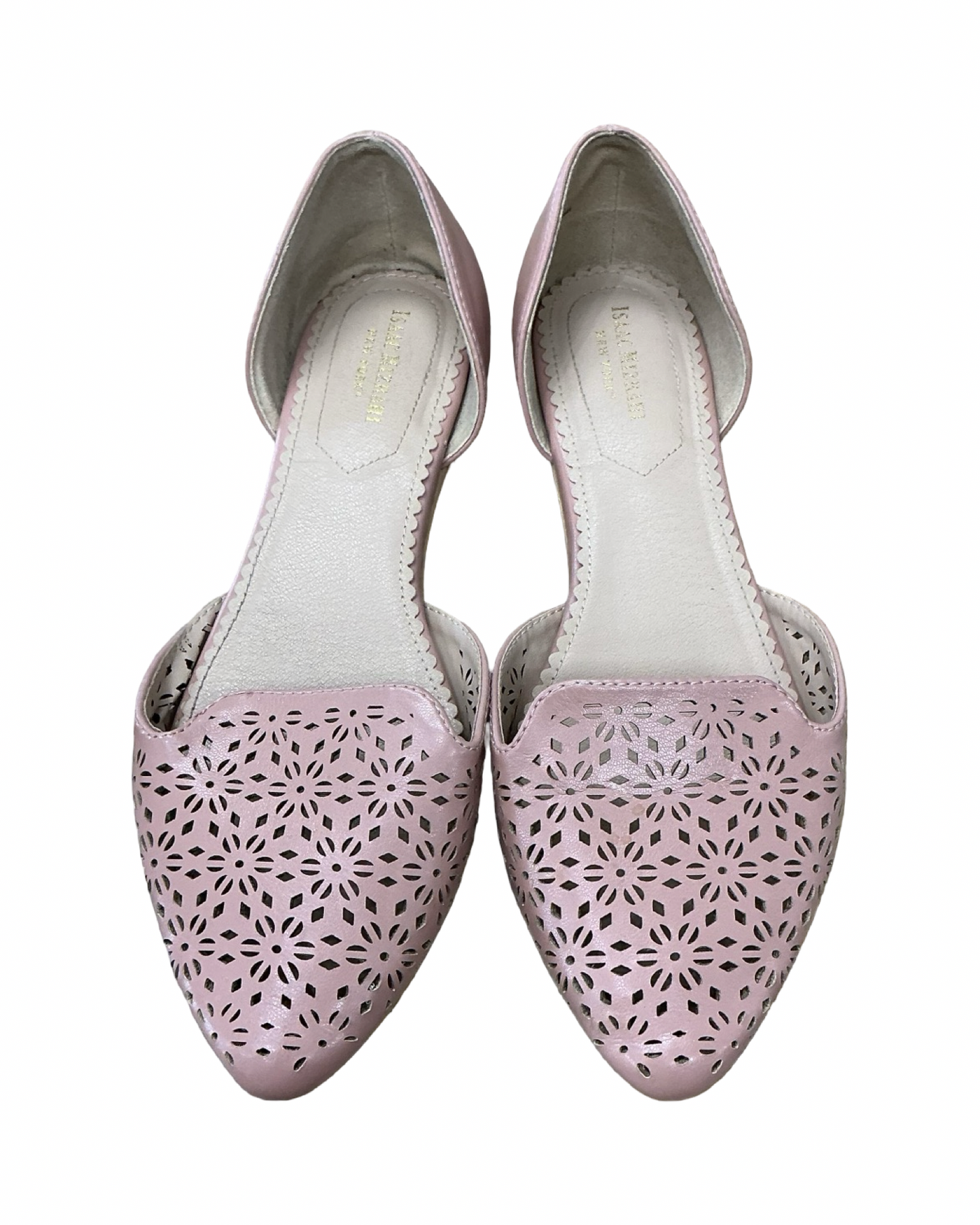 Shoes Flats By Isaac Mizrahi In Peach, Size:9